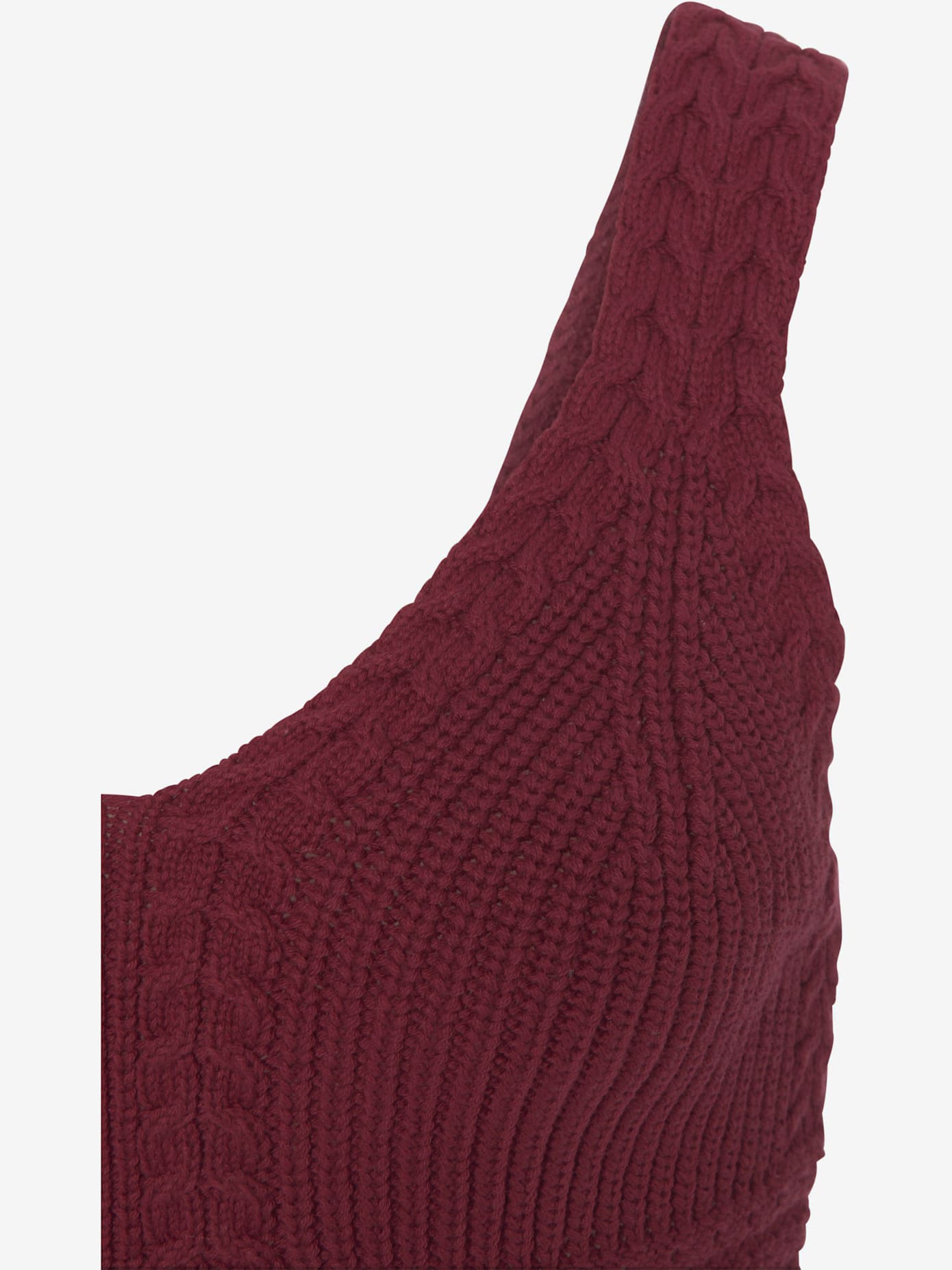 Débardeur en tricot encolure en v dégagée