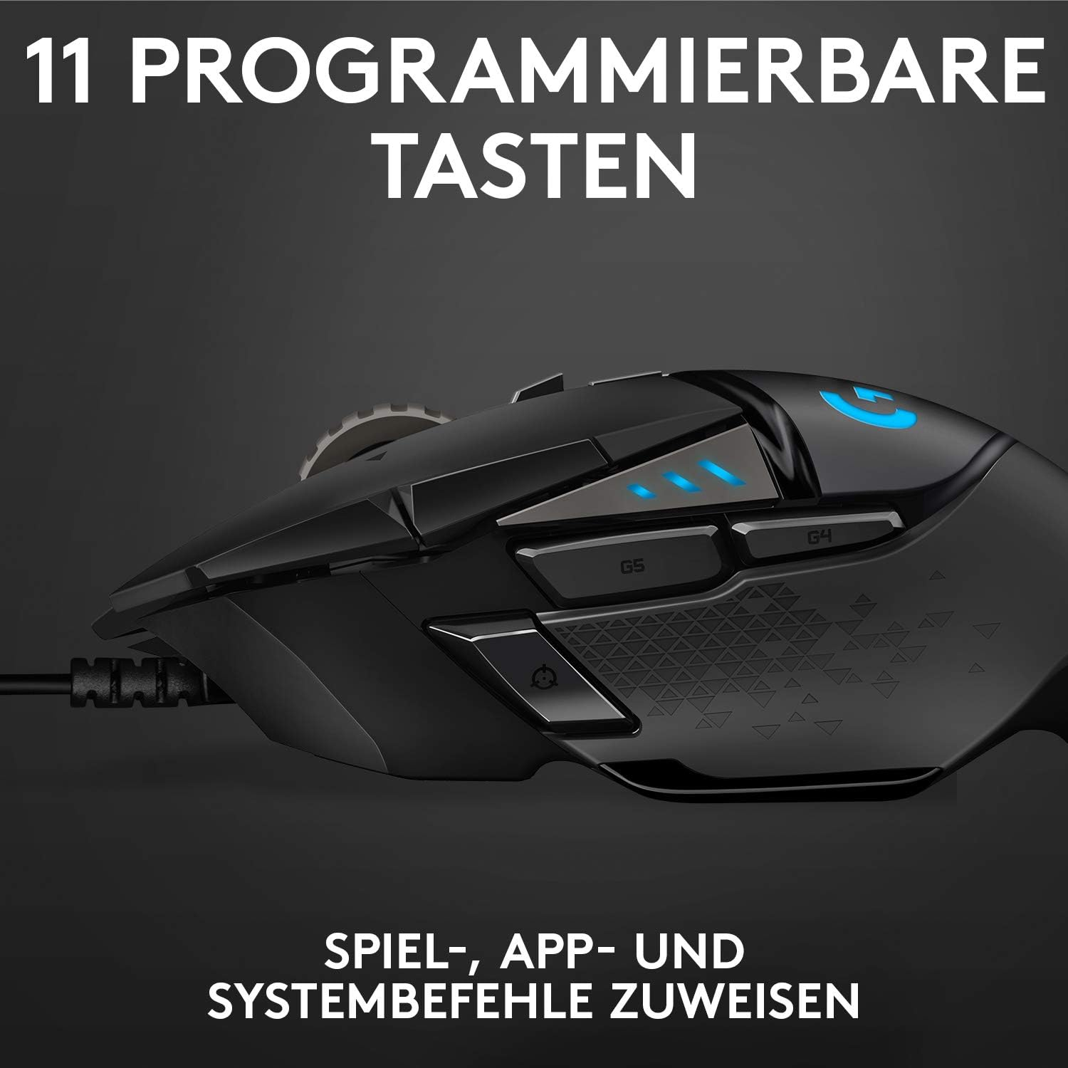 G502 Hero High Performance Kabelgebundene Gaming Maus (910-005470) - Schwarz