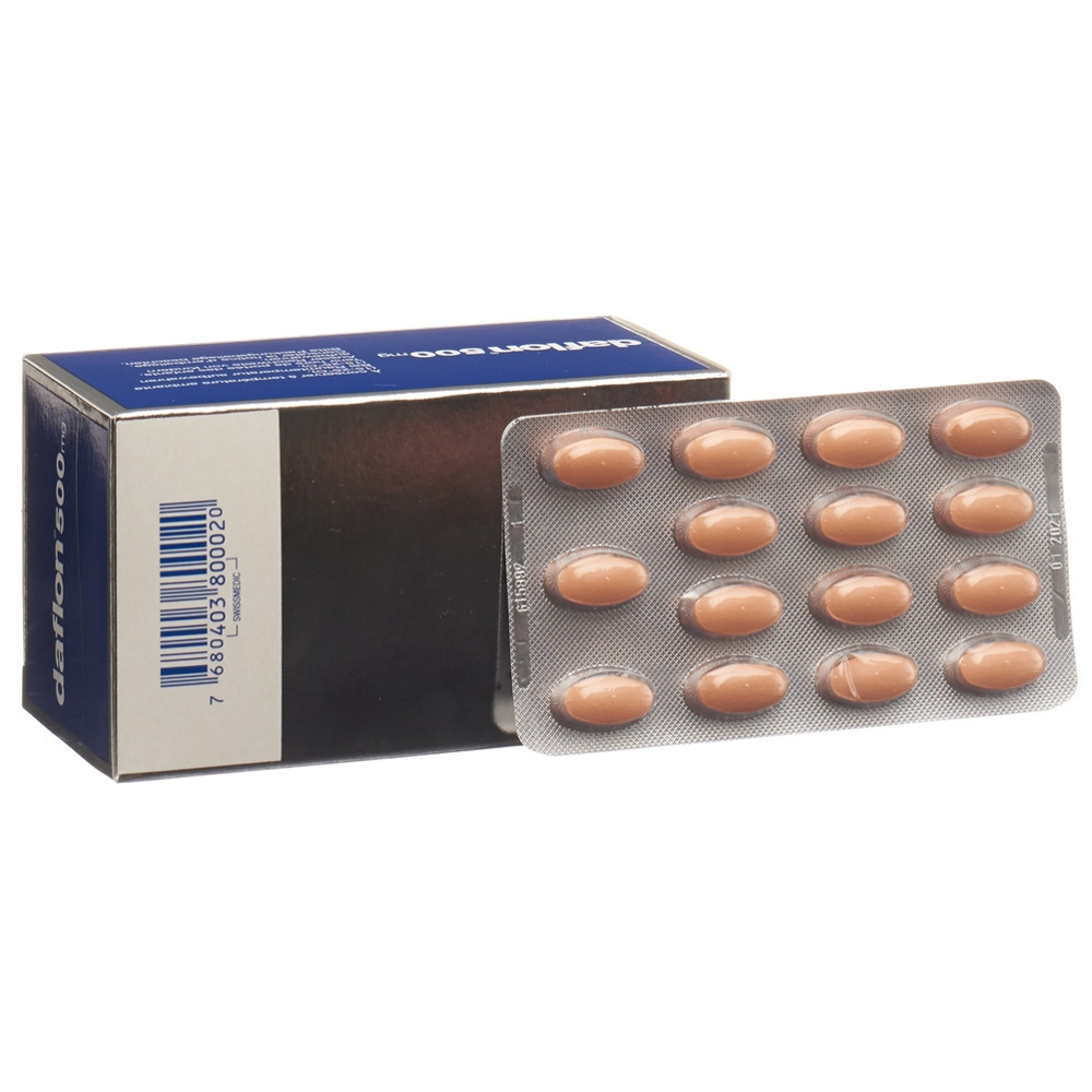 DAFLON Filmtabl 500 mg Blist 120 Stk<br>120 Stück, Blister, Filmtablette