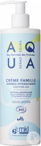 MKL Green Nature Aqua Crème Famille Dermo-Hydratante Bio 400ml