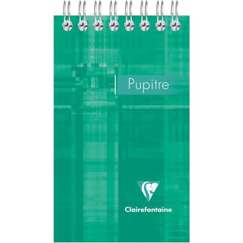 Bloc Pupitre reliure intégrale 7,5x12,7cm 60 feuilles détachables lignées Couleur aléatoire