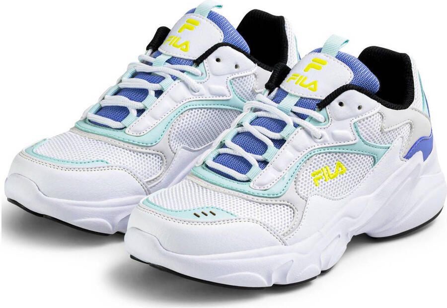 Fila Collene CB sneakers wit lichtblauw