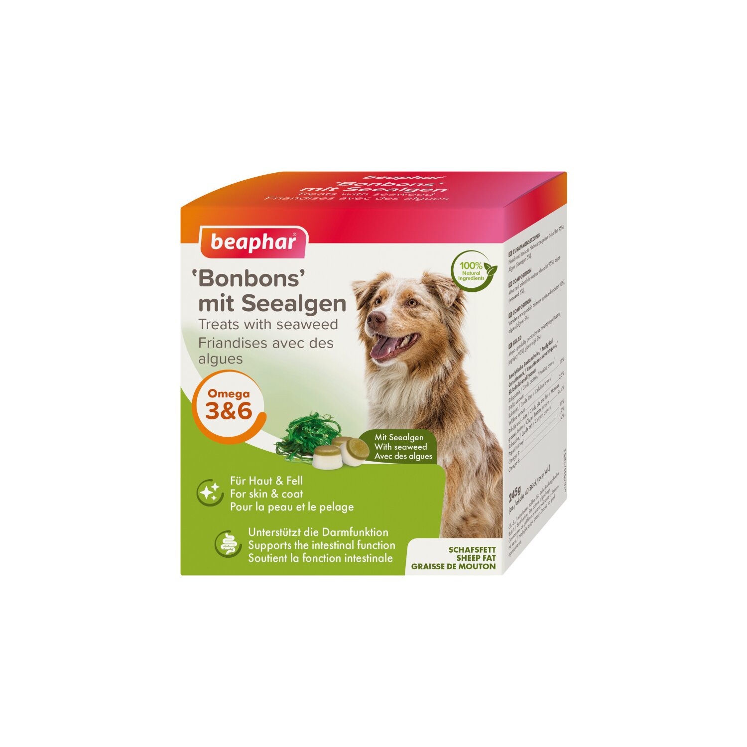 beaphar Bonbons für Hunde  - 245 g - Seealgen