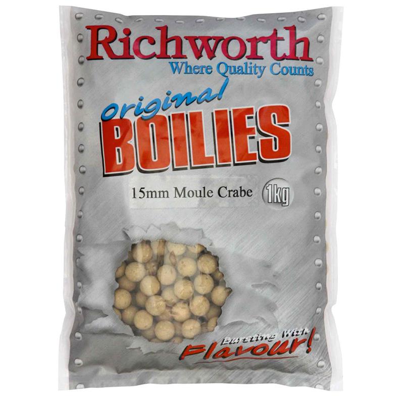 Bouillette Richworth Original Boilies Range - Moule Crabe