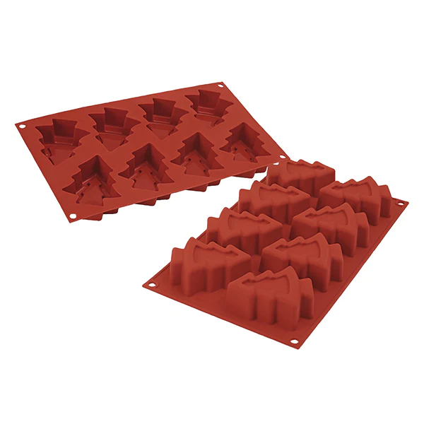 Moule mini-sapins en silicone Silikomart