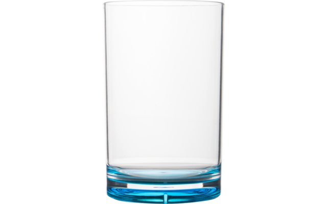 Gimex Colour Line Wasser Glas mit farbigem Boden Rainbow 4tlg.