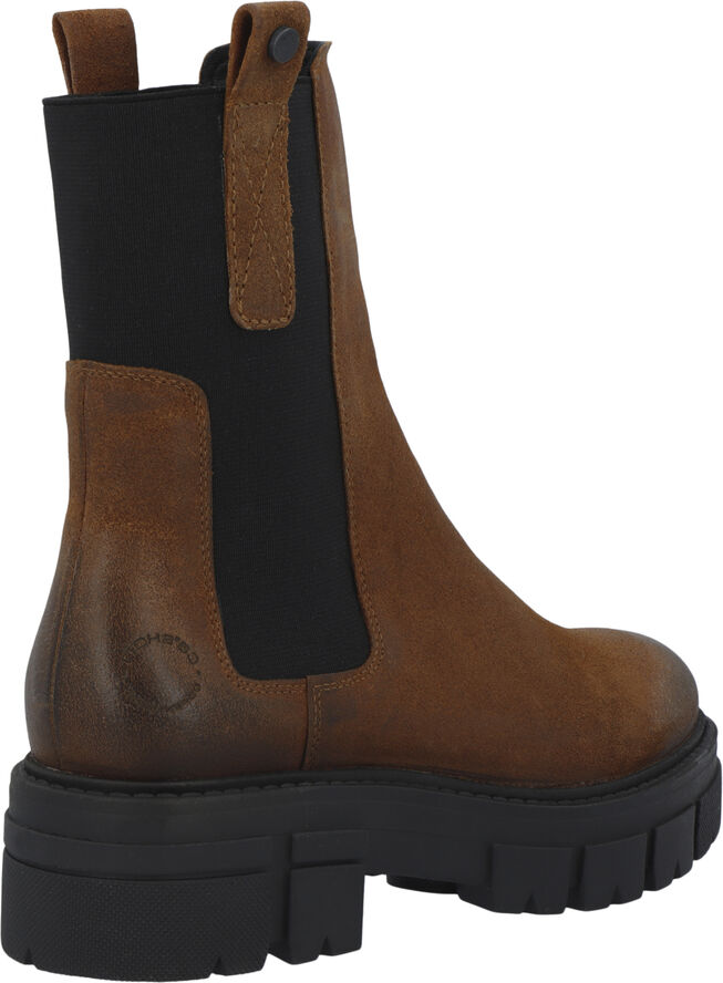 Cashott CASJIDA Chelsea Boot Oil Suede Coffee