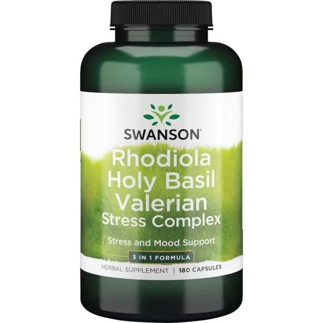 SWANSON Rhodiola Heiliges Basilikum Baldrian Stress Complex