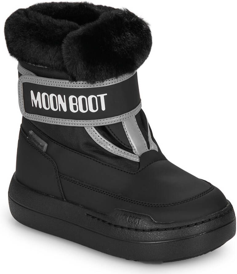 Moon Boot Jr Park Strap Boots Meisjes Zwart