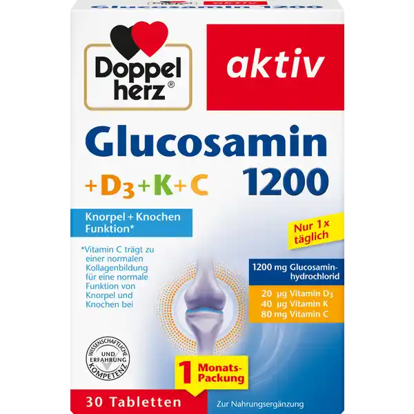 aktiv Glucosamin 1200 + D3 + K + C Tabletten