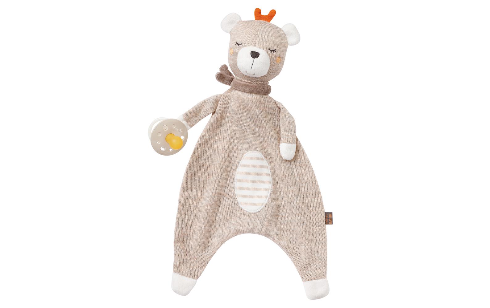 Schmusetuch Natur TeddySpielkamerad, Einschlafhilfe und Schnuffeltuch für Babys und Kleinkinder