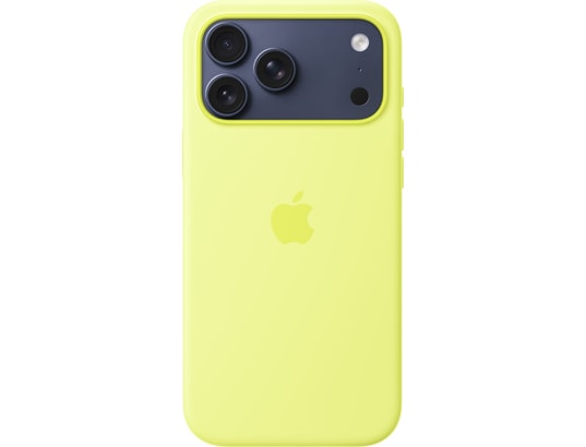 APPLE - Coque iPhone 17 Pro Max Silicone MagSafe – Jaune Fluo-MGFM4ZM/A