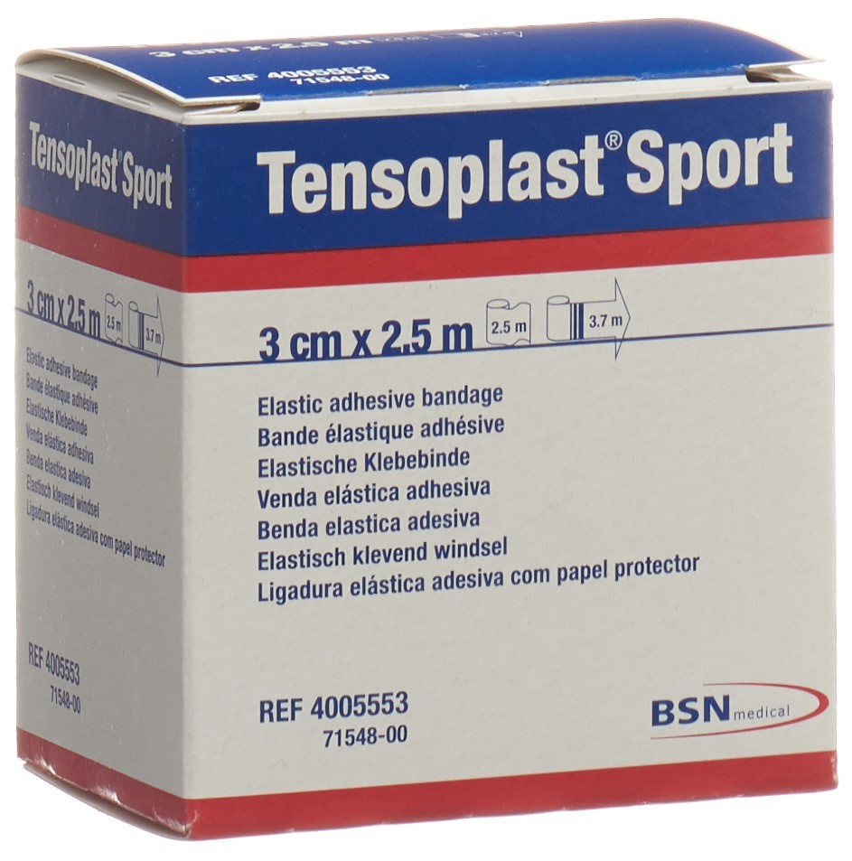 Tensoplast Elastisches Tape 3cmx2.5m 1 Stk