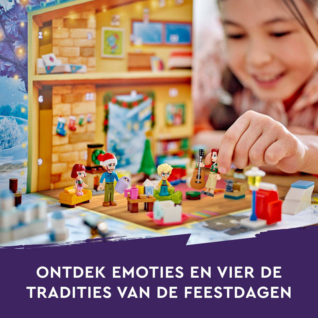 Tellen is weten.Friends adventkalender 2024, Kerst Speelgoed voor Kinderen 42637