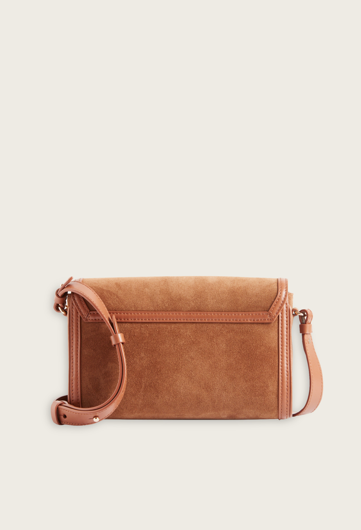 Sac Anoushka cuir su&egrave;de caramel
