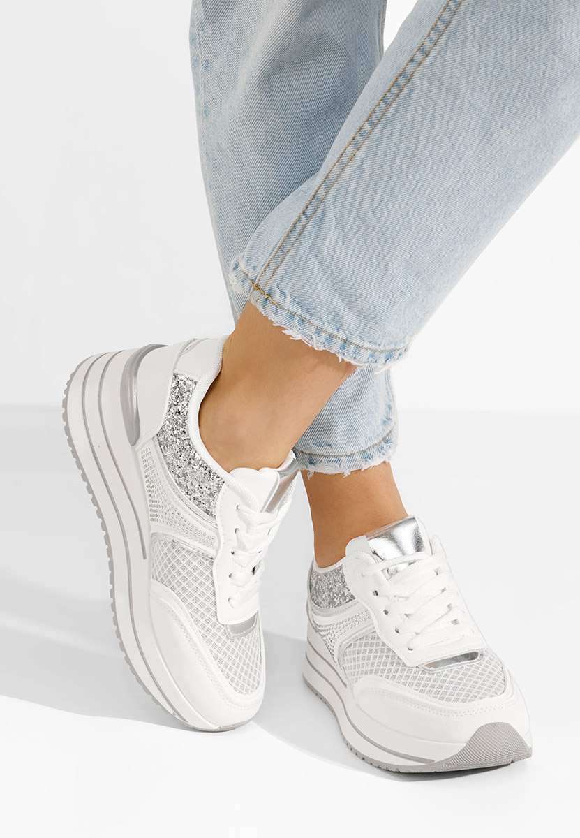 Baskets à plateforme blancs Enabella
