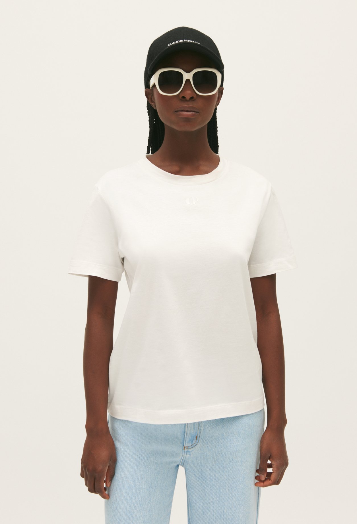 Tee-shirt coton ecru