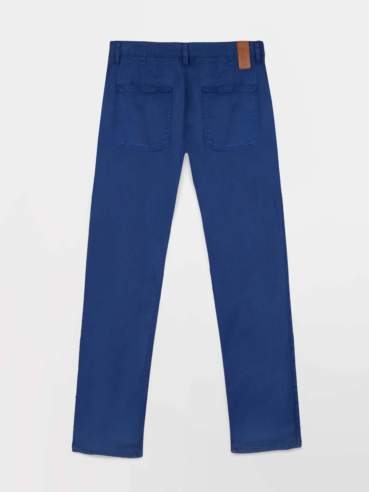 Pantalon Femme Coton Lyocell Marine