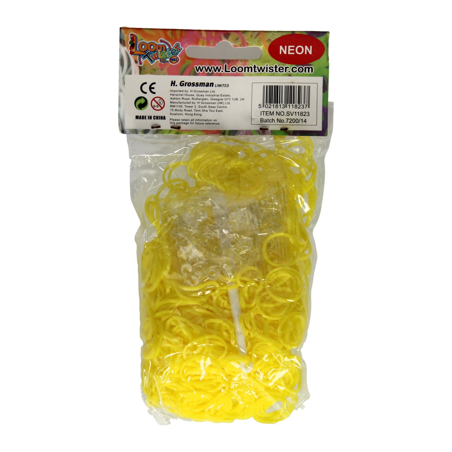 Loombands Geel Set, 600st.