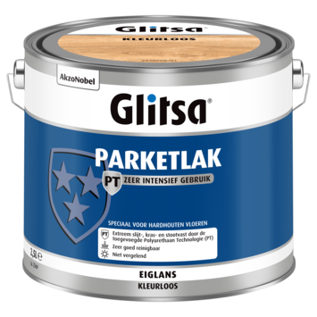 Glitsa parketlak eiglans blank intensief gebruik 2,5 l