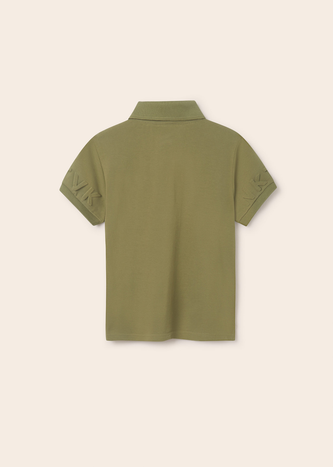 Camisa polo de algodão sustentável para meninos