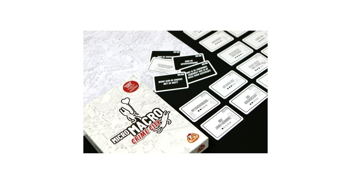 White Goblin GamesMicroMacro: Crime City Bordspel  (Nederlands, 1 - 4 spelers, 15 - 45 minuten, Vanaf 12 jaar)