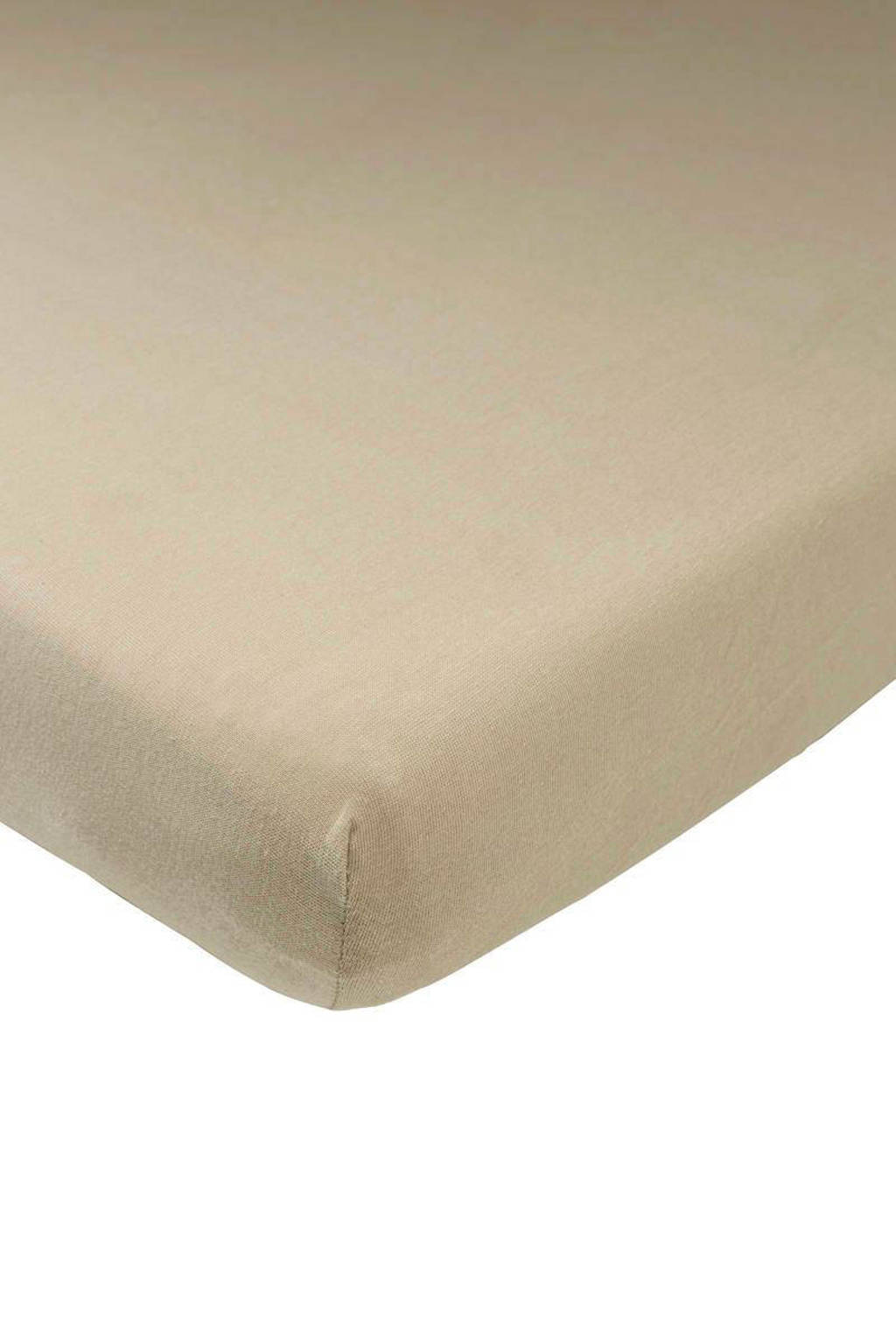 katoenen wieg hoeslaken 40x80/90 cm taupe