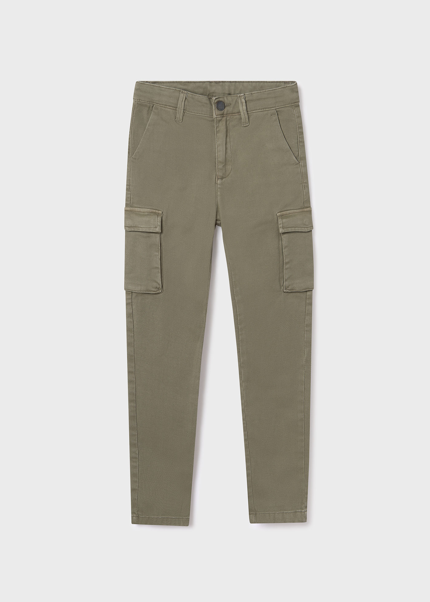 Calças cargo slim fit de algodão da Better Cotton para meninos