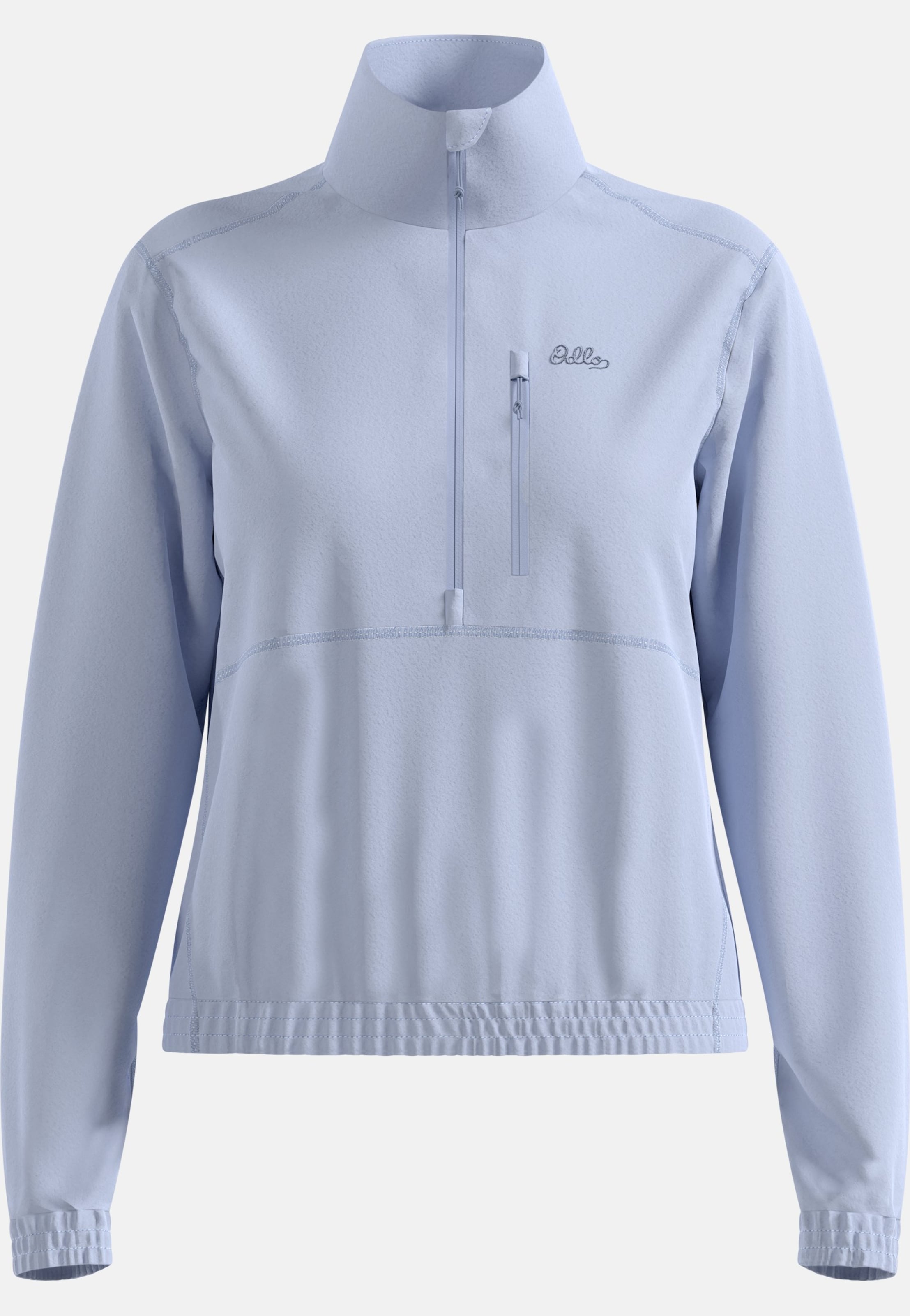 Klassischer Essentials Multisport Mid Layer aus Fleece mit Halbreissverschluss in Blue heron