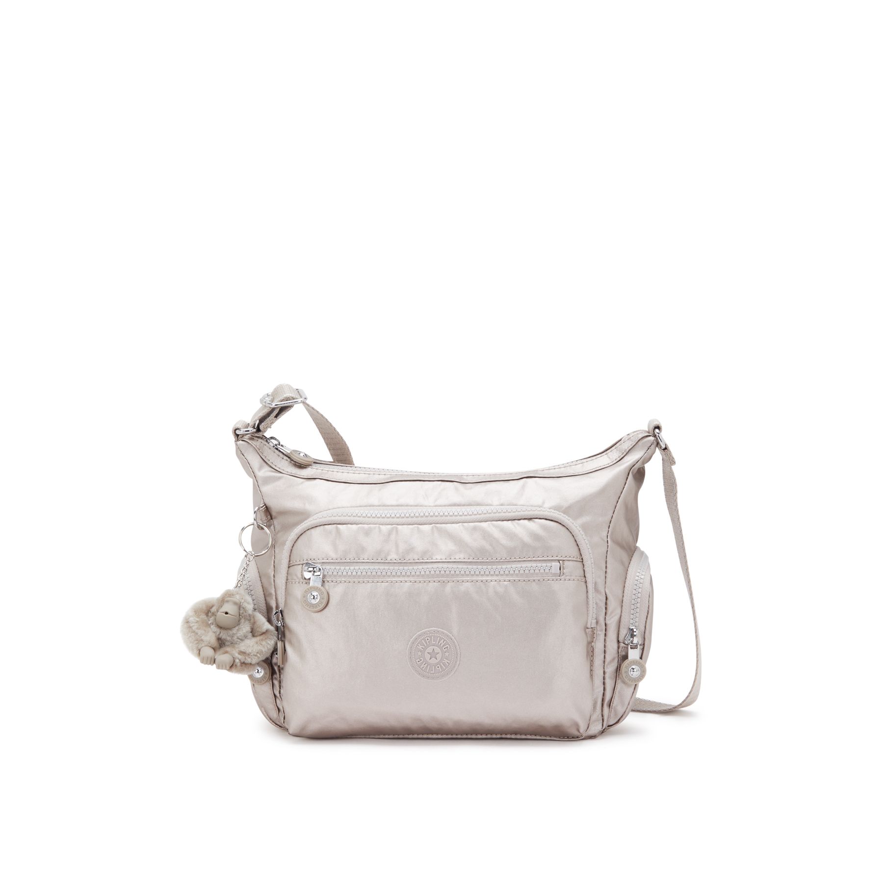 GABBIE S Petit sac bandoulière à compartiments multiples - Metallic Glow