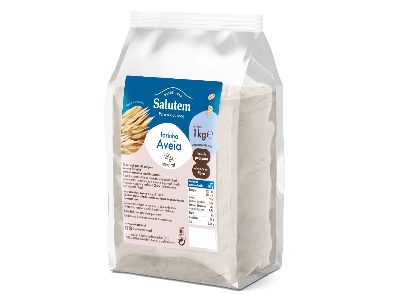 FARINHA SALUTEM AVEIA 1KG