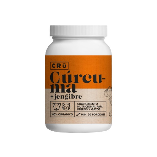 Suplemento CRU de Cúrcuma e Gengibre