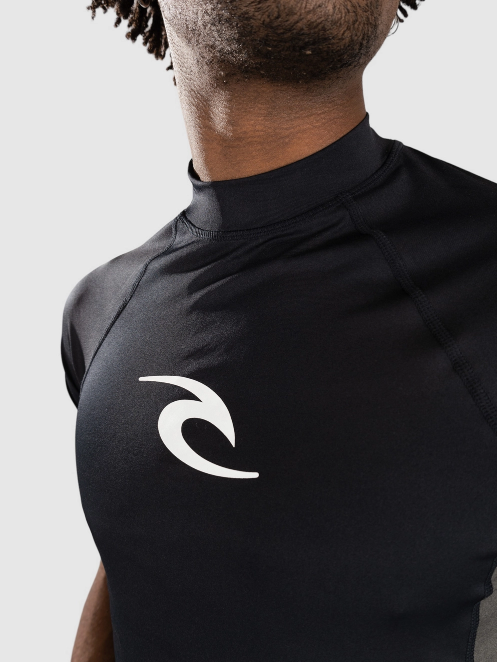 Rip Curl Waves Upf Perf S/S Rash Guard black