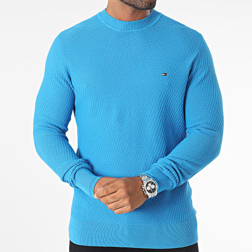 Pull Rectangular Structur 3131 Bleu Clair