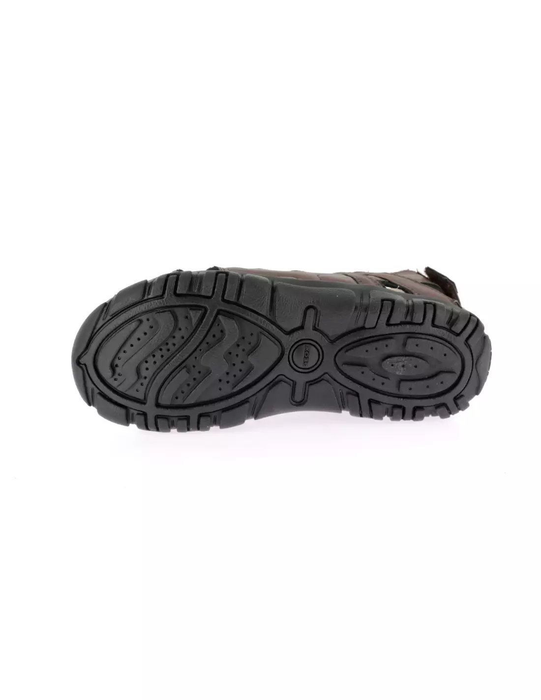 GEOX STRADA - Sandales, mules & nu-pieds BRUNFONCÉ