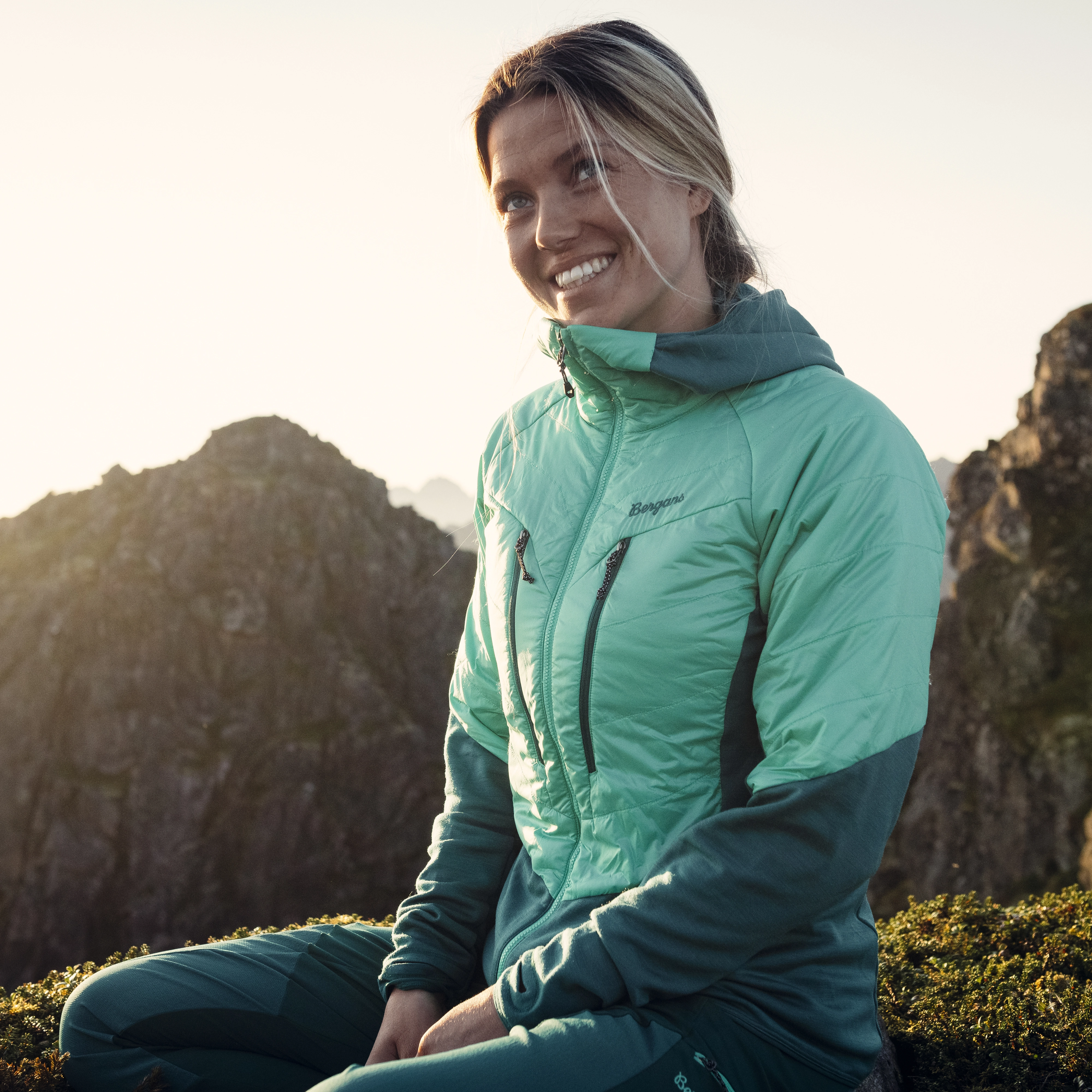 Tind Light Insulated Jacket Women Light Malachite Green / Malachite Green