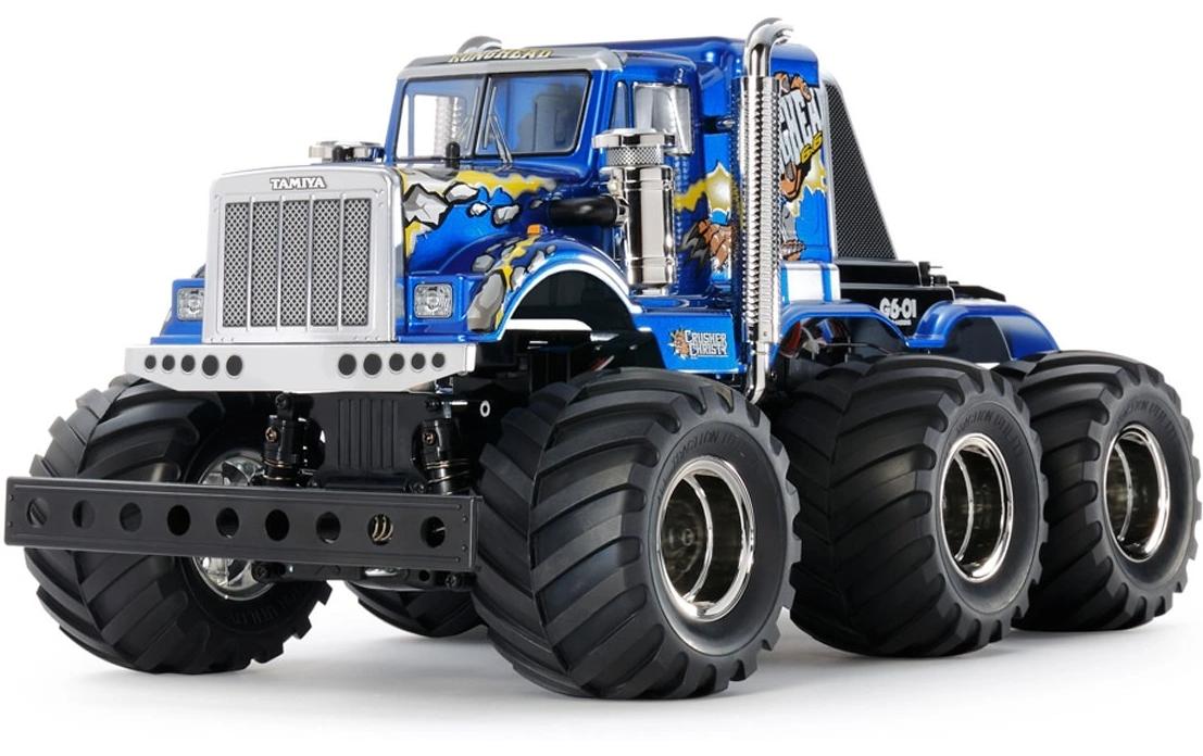Monster Truck Konghead 6x6 G6-01 Bausatz, 1:18<br>3-Achs Off-Road Monstertruck mit US Lastwagen Karosserie