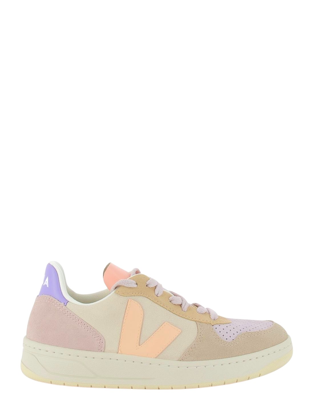 veja Baskets de ville femme v-10 suede mulitcolor