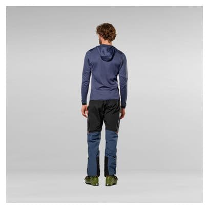 Polaire Homme Salewa Sella Crevasse Hoodie Bleu