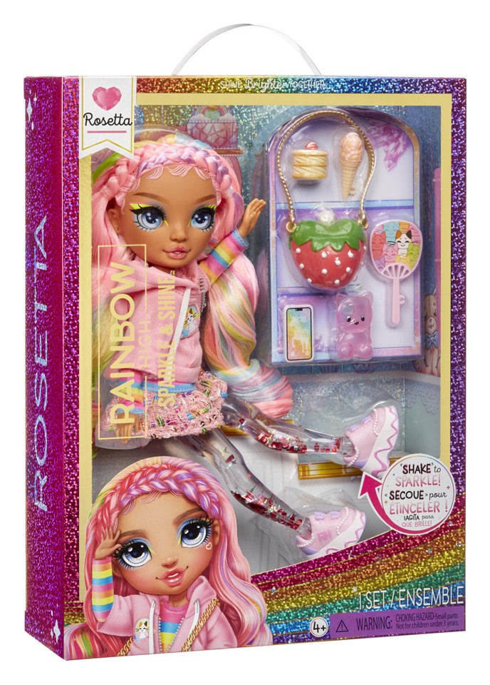 Rainbow High - Sparkle & Shine Fashiondukke - ROSETTA (Pink)