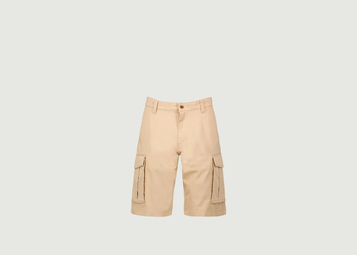 Short Cargo Décontracté En Sergé Gant