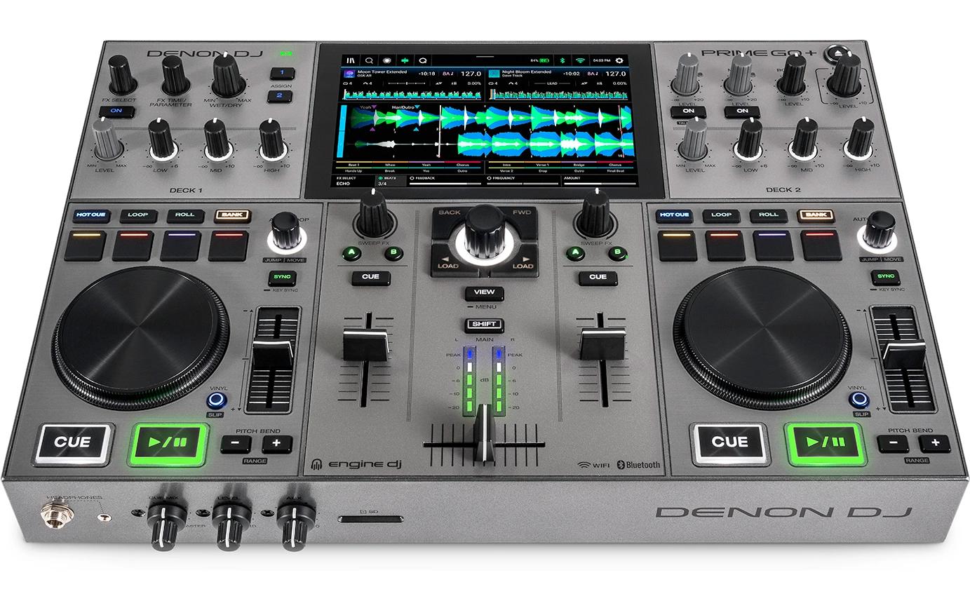 DJ-Controller DJ Prime Go+<br>2-Kanal-Stand-Alone DJ Konsole