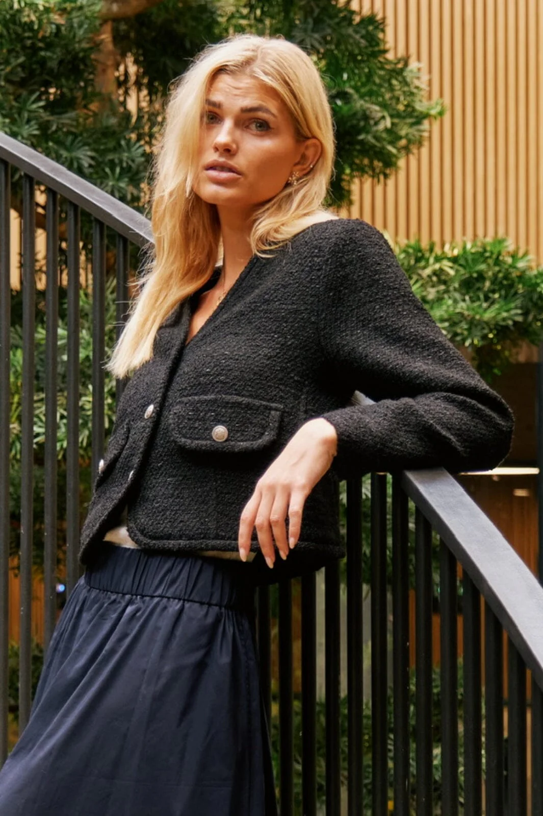 Neo Noir Manua Boucle Jacket