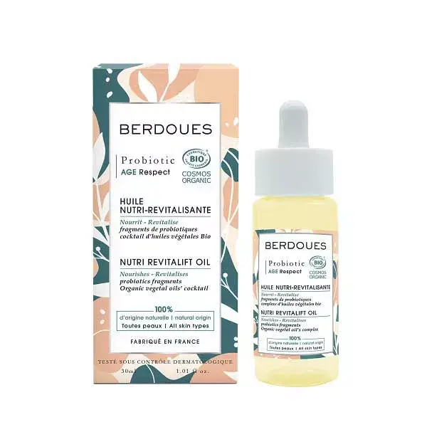 Óleo Facial Revitalizante Probiótico Age Respect Berdoues 30ml