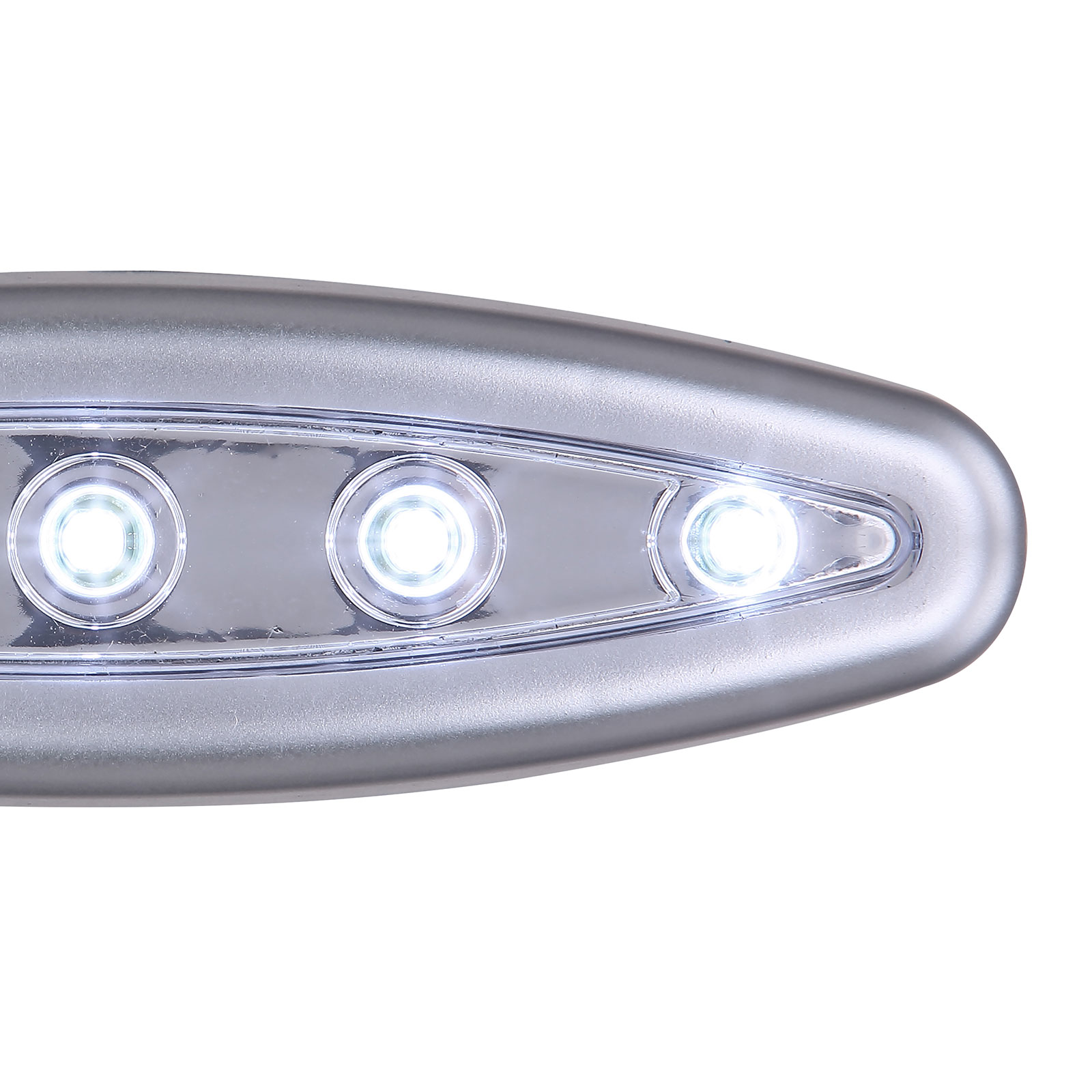 LED-Unterbauleuchte - silber - Kunststoff - 15 cm
