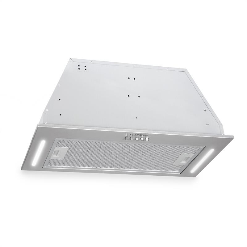 Down Under Dunstabzugshaube Einbau 60cm Abluft: 590 m³/h LED Edelstahl