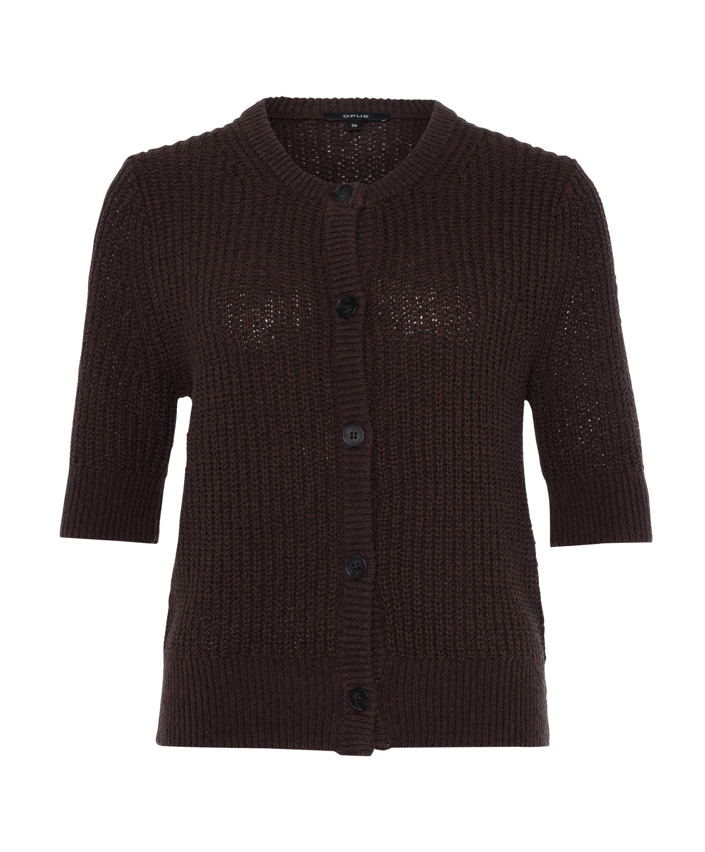 OPUS Dames vest bruin