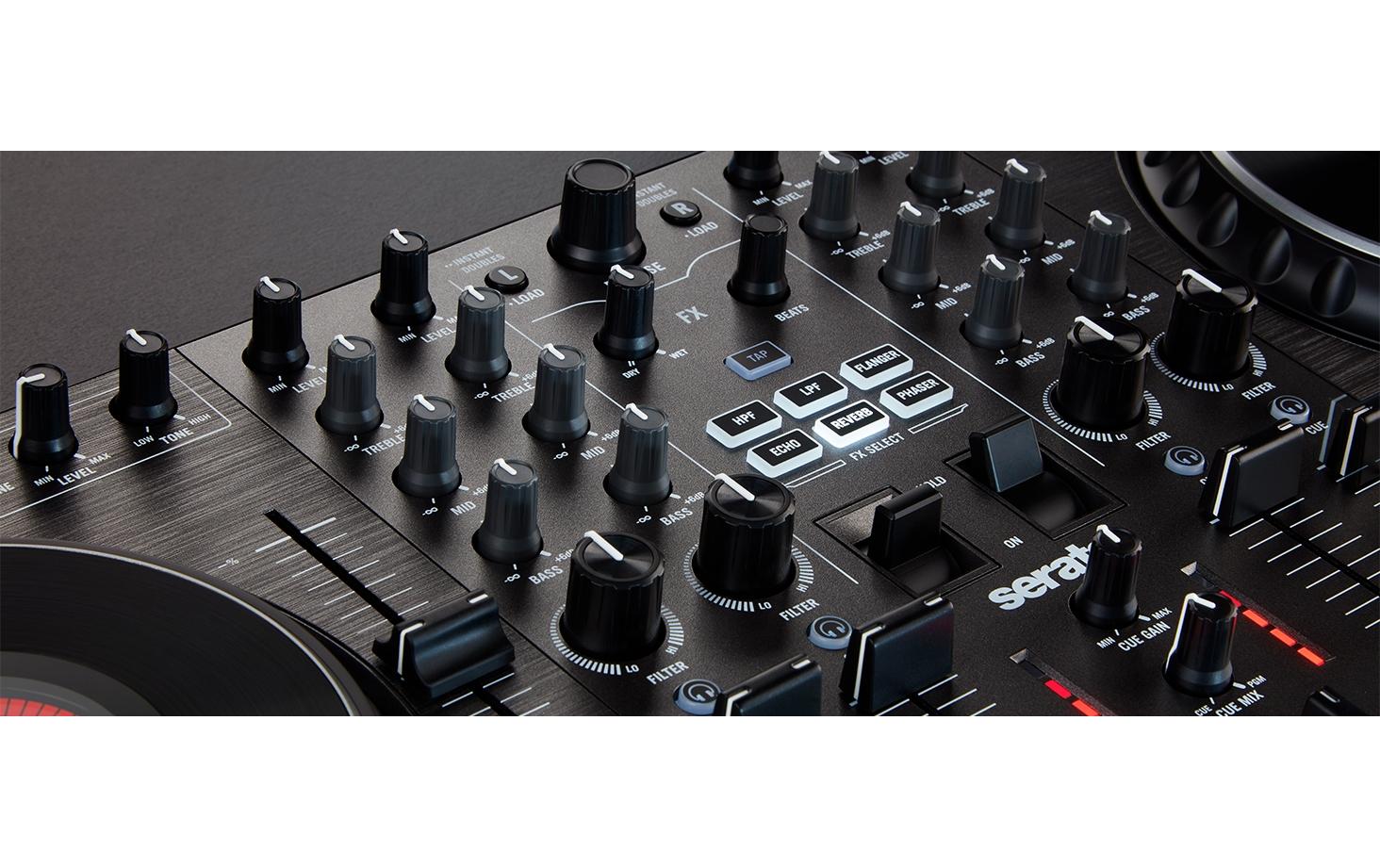 DJ-Controller NS4FX<br>Professioneller 2-Deck-DJ-Controller mit 4 Kanälen