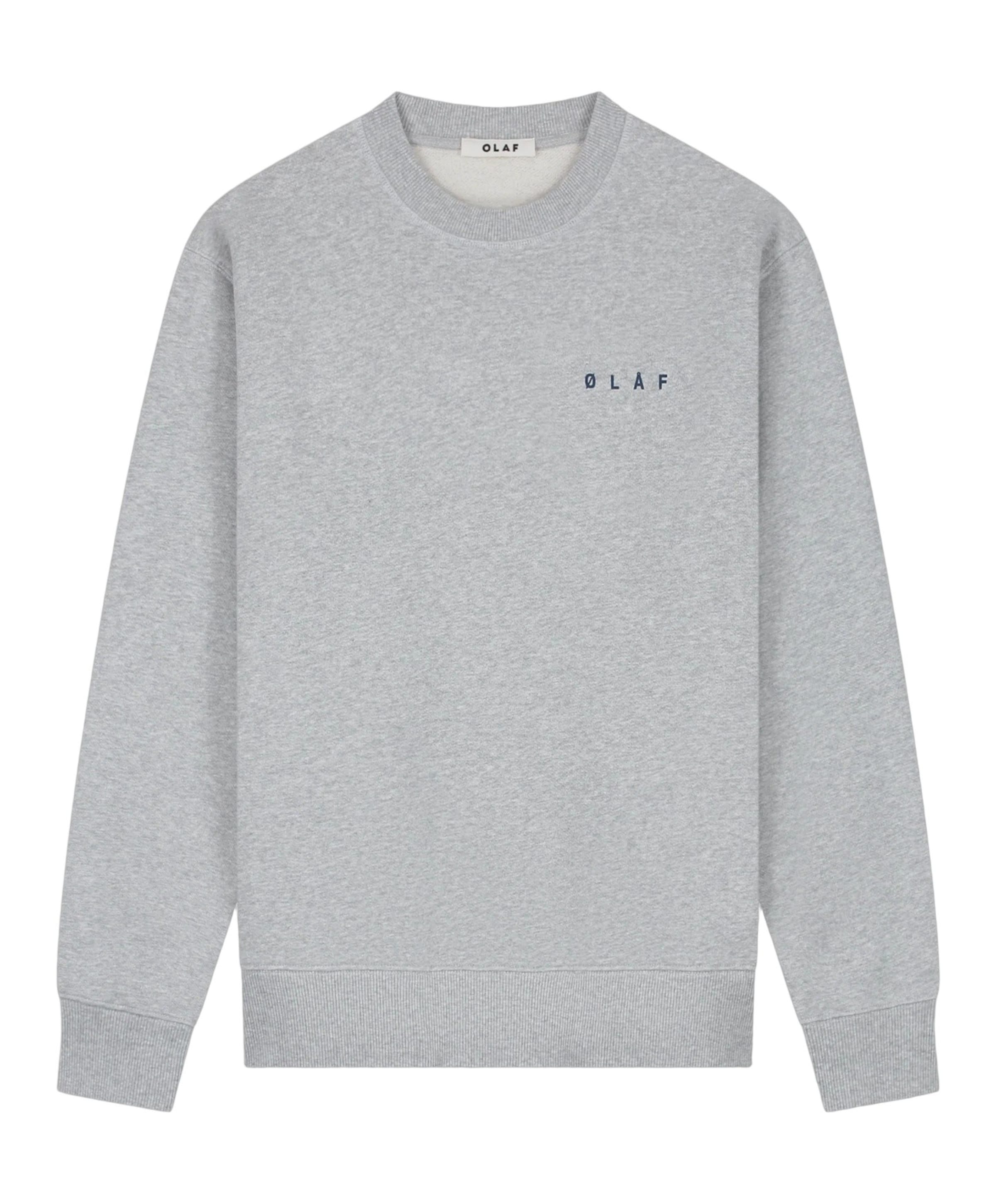 Olaf Heren sweater grijs