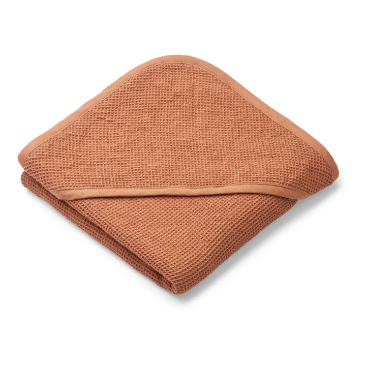 Liewood Cape de bain Caro en coton bio | Rose